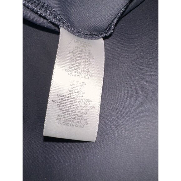 Alex Evenings Scuba Sheath Light Compression Dress 3/4 Sleeve Size 8 Charcoal - Picture 7 of 7